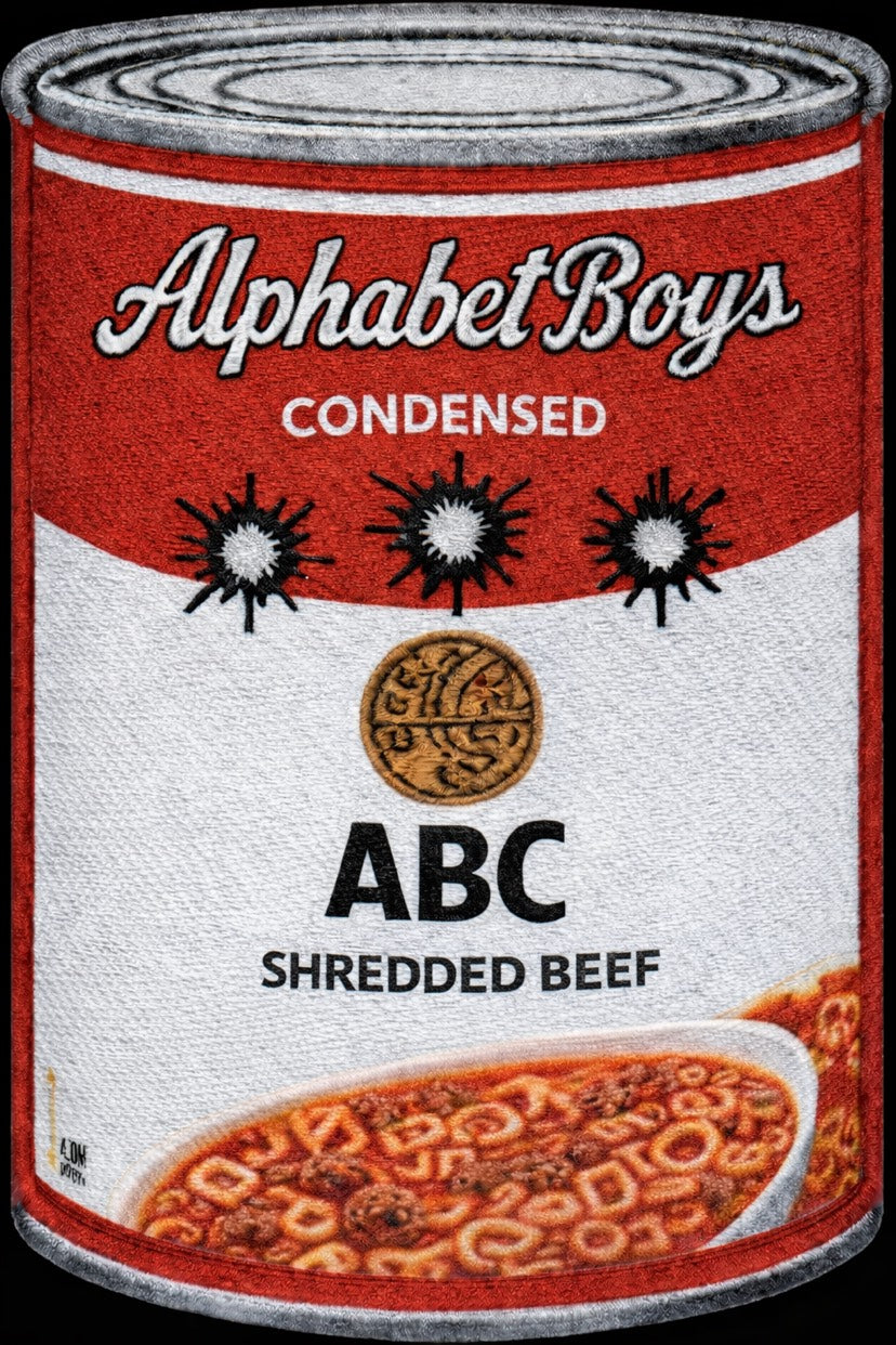 ABC Soup Can Sticker