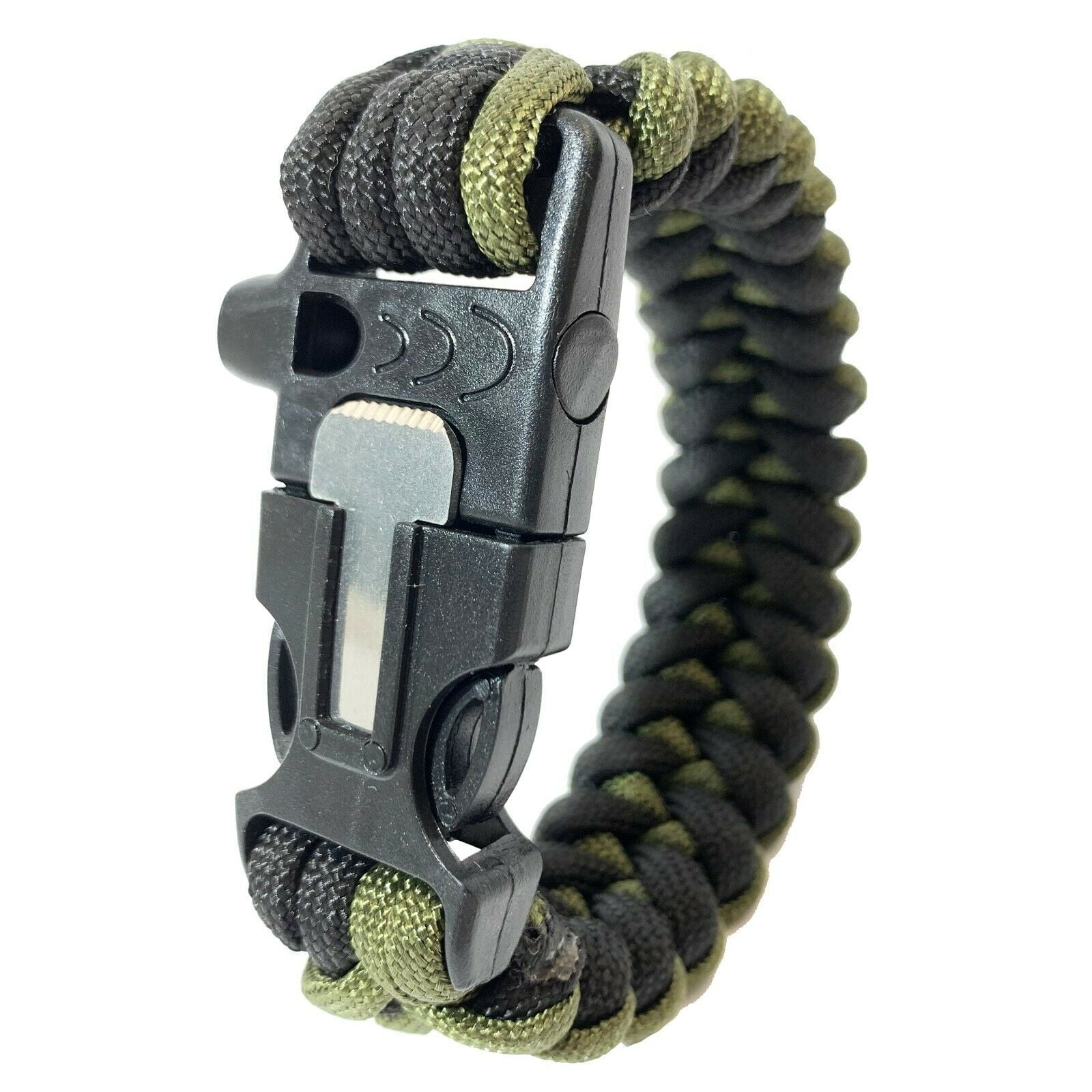 Tactical Paracord Bracelet with Fire Starter